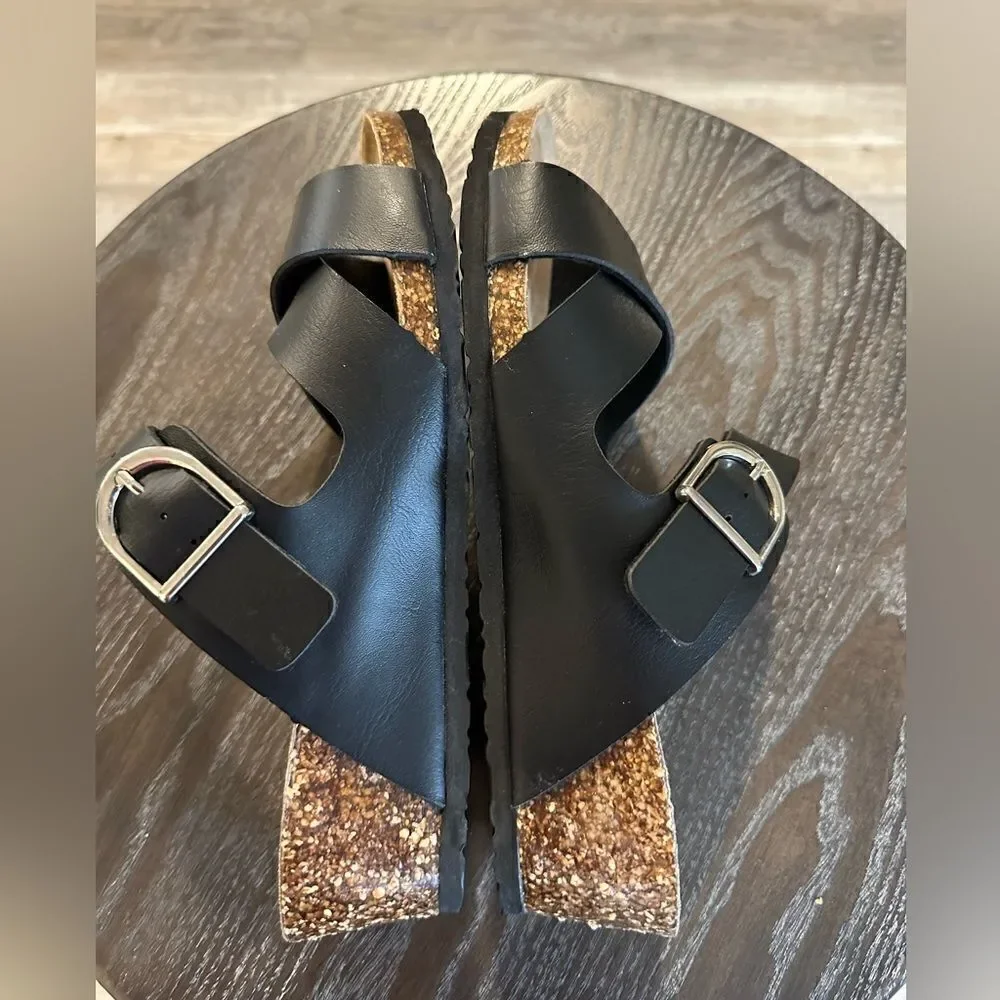 Natural Reflections Whitney Wedge Sandals size 11 NWOT